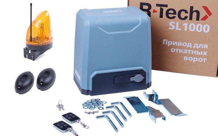 R-Tech SL1000AC FULL 6 - полный комплект привода откатных ворот ...